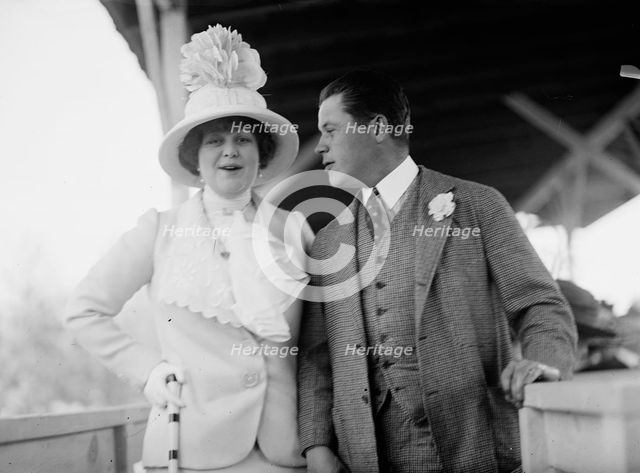 Horse Shows - Mrs. Walter Brooks And Britton Brown, 1912. Creator: Harris & Ewing.