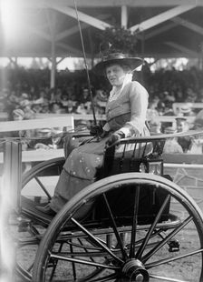 Horse Shows - Mrs. William Lieber of Pennsylvania, 1916. Creator: Harris & Ewing