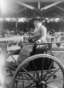 Horse Shows - Mrs. William Lieber of Pennsylvania, 1916. Creator: Harris & Ewing