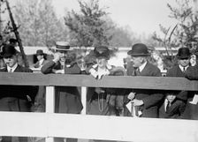 Horse Shows - Preston Gibson, Left, And Mrs. M. Townsend, 1914. Creator: Harris & Ewing