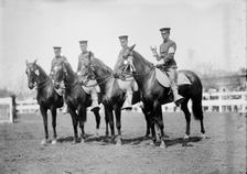 Horse Shows - U.S. Cavalry, 1911. Creator: Harris & Ewing