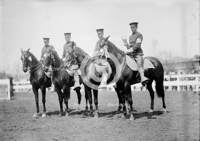 Horse Shows - U.S. Cavalry, 1911. Creator: Harris & Ewing.