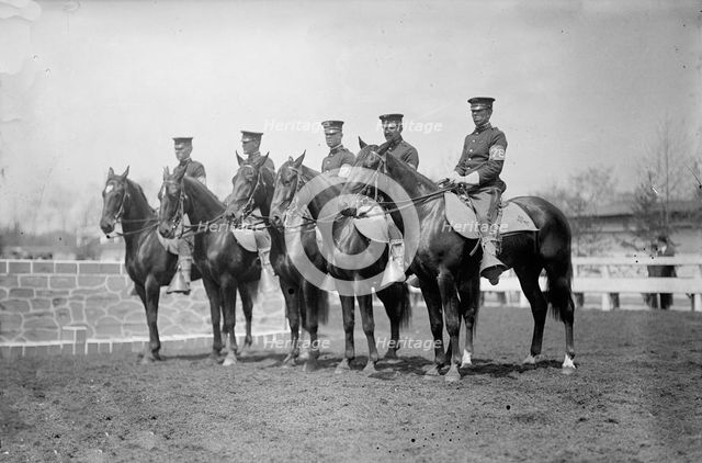 Horse Shows - U.S. Cavalry, 1911. Creator: Harris & Ewing.
