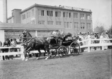 Horse Shows - Unidentified Men, Driving, 1911. Creator: Harris & Ewing