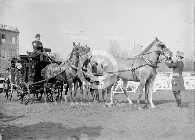 Horse Show - Busch, Adolphus, Iii, of St. Louis, 1911. Creator: Harris & Ewing.