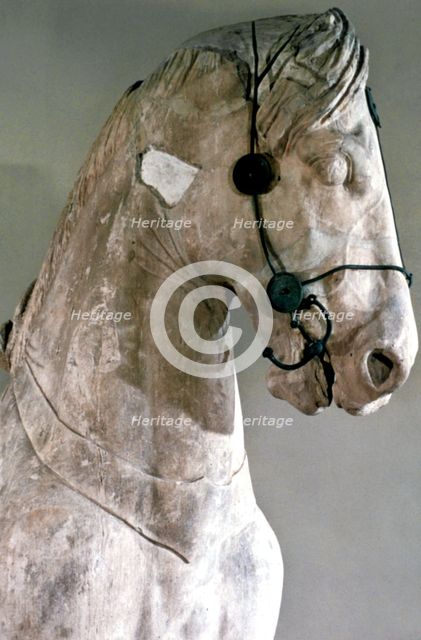 Horse, Quadriga of the Mausoleum at Halikarnassos, 350 BC. Artist: Unknown