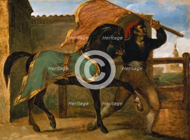 Horse Race, 1817. Creator: Theodore Gericault.