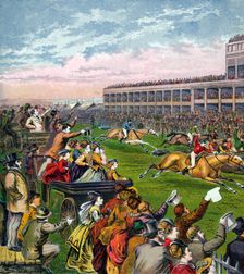 Horse race, 19th century
