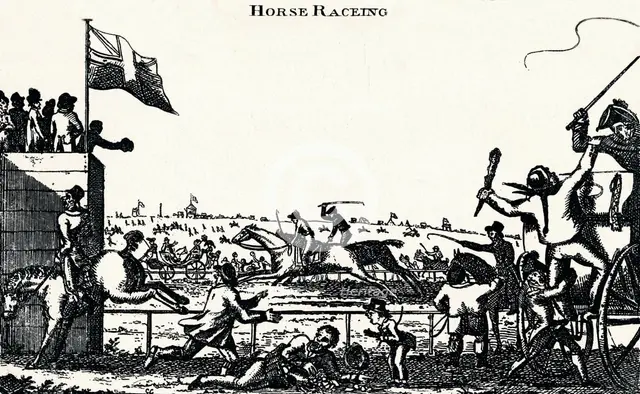 Horse Racing, (c1804), 1903. Artist: Unknown