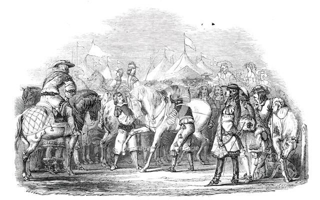 Horse-racing in the reign of Charles II, 1844. Creator: Unknown.