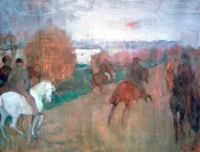 Horse Riders 1864-1868. Artist: Edgar Degas
