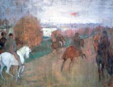 Horse Riders 1864-1868. Artist: Edgar Degas