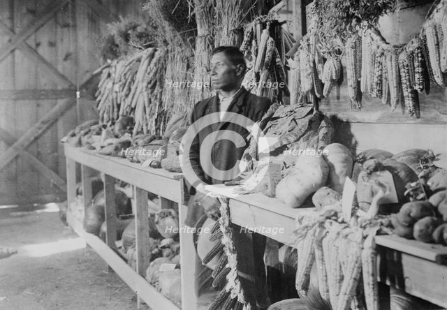 Horse's Ghost at the fair, Poplar, Mont., between c1910 and c1915. Creator: Bain News Service.