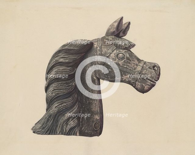 Horse's Head, 1935/1942. Creator: Donald Donovan.