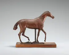 Horse Walking, possibly early 1870s. Creator: Edgar Degas