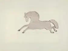 Horse Weather Vane, 1935/1942. Creator: Mildred E Bent