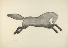 Horse Weather Vane, 1935/1942. Creator: Joseph Rothenberg