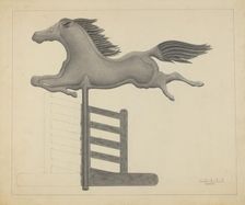 Horse Weather Vane, 1935/1942. Creator: Filippo Porreca