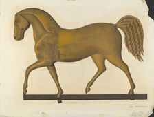 Horse Weather Vane, 1940. Creator: Selma Sandler