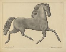 Horse Weather Vane, c. 1936. Creator: Rollington Campbell