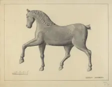 Horse Weather Vane, c. 1937. Creator: Gordon Sanborn