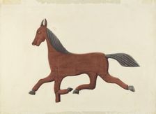Horse Weather Vane, probably 1938. Creator: Lloyd Broome
