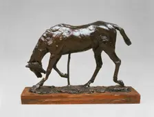 Horse with Head Lowered, 1880s/early 1890s. Creator: Edgar Degas