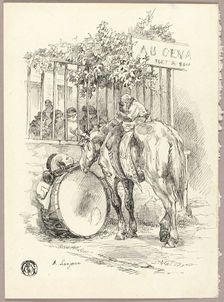 Horse with Monkey on Back, n.d. Creator: Auguste-Andre Lancon