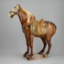 Horse, Tang dynasty, (A.D. 618-907), 1st half of 8th century. Creator: Unknown