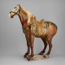 Horse, Tang dynasty, (A.D. 618-907), 1st half of 8th century. Creator: Unknown