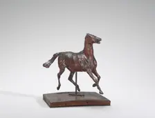 Horse Trotting, the Feet Not Touching the Ground, 1870s. Creator: Edgar Degas
