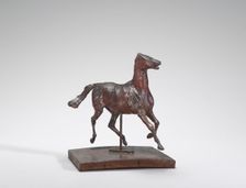 Horse Trotting, the Feet Not Touching the Ground, 1870s. Creator: Edgar Degas