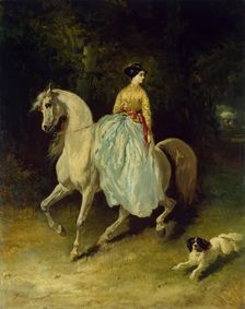 Horsewoman (Amazon), 1848. Creator: Alfred Dedreux