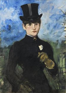 Horsewoman, Full-Face (L'Amazone), 1882. Creator: Edouard Manet