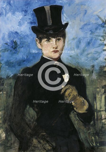 Horsewoman, Fullface, c. 1882. Artist: Manet, Édouard (1832-1883)
