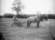 Horsedrawn agricultural machinery near Hellidon, Northamptonshire, c1873-c1923. Artist: Alfred Newton & Sons