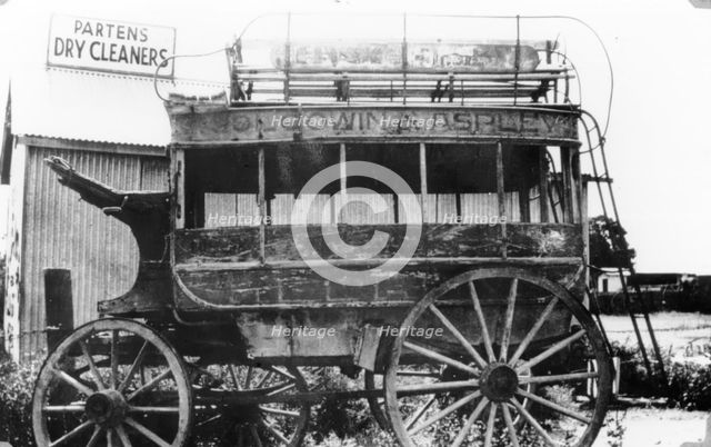Horsedrawn bus, Brisbane, c1895. Creator: Unknown.