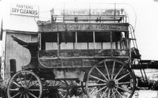 Horsedrawn bus, Brisbane, c1895. Creator: Unknown