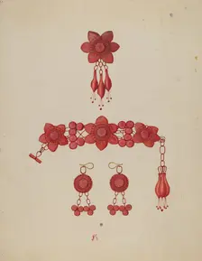 Horsehair Jewelry, c. 1937. Creator: William High