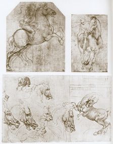 Horseman 1480-1481. Artist: Leonardo da Vinci