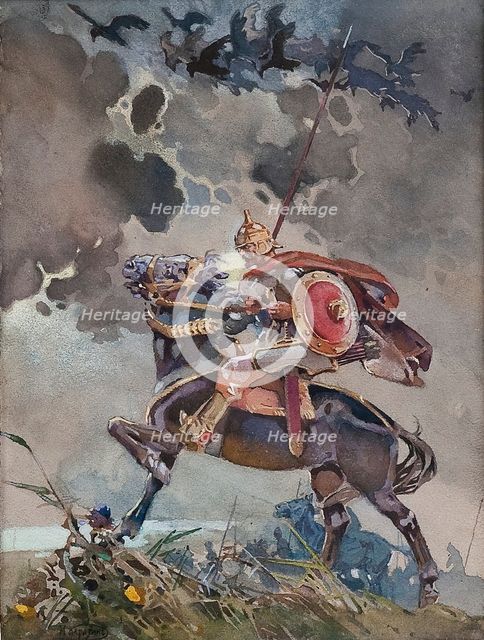 Horseman. Artist: Karasin, Nikolai Nikolayevich (1842-1908)