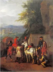 Horseman at Rest, 1705. Creator: Pieter van Bloemen