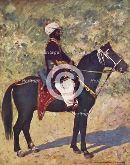 'Horseman at the Bombay Camp', 1903. Artist: Mortimer L Menpes.