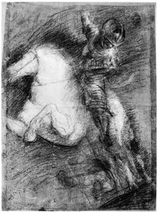 Horseman for the Battle of Cadore c1525, (1937). Artist: Titian