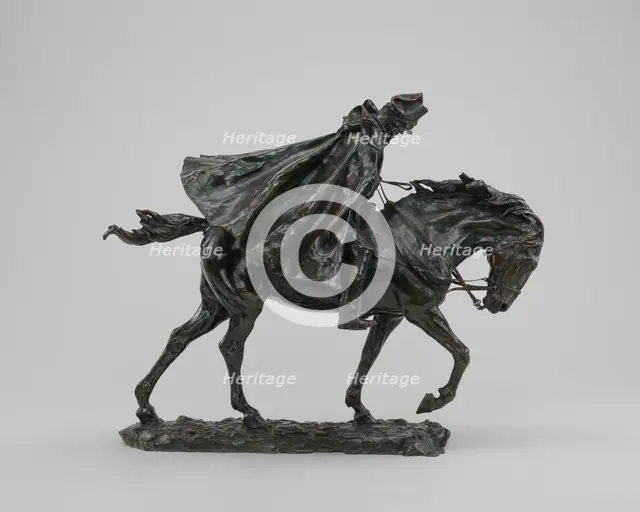 Horseman in a Storm, model c. 1878, cast after 1894. Creator: Jean Louis Ernest Meissonier.