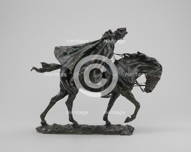 Horseman in a Storm, model c. 1878, cast after 1894. Creator: Jean Louis Ernest Meissonier.