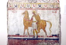 Horseman, Lucan tomb painting, Paestum, c4th century BC