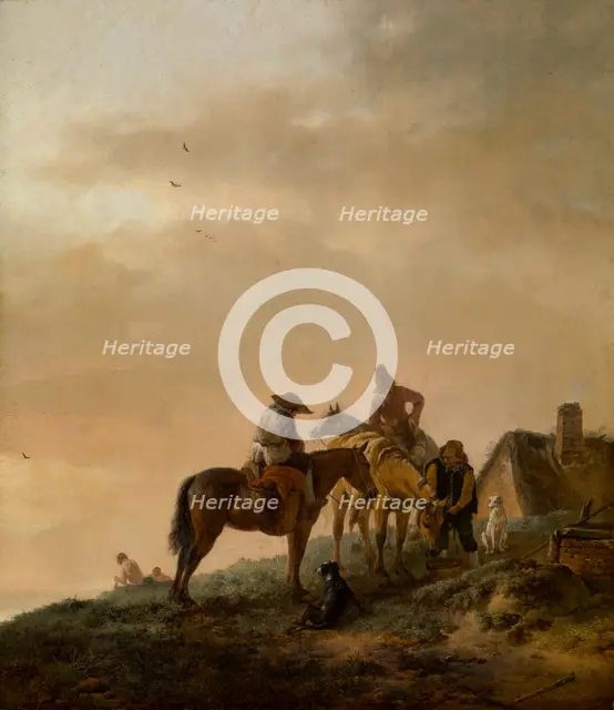Horseman's Stop. Creator: Philip Wouverman.