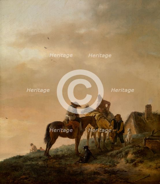 Horseman's Stop. Creator: Philip Wouverman.