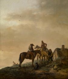 Horseman's Stop. Creator: Philip Wouverman